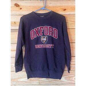 Oxford University Crewneck Sweatshirt Navy Blue XS Official Merchandise